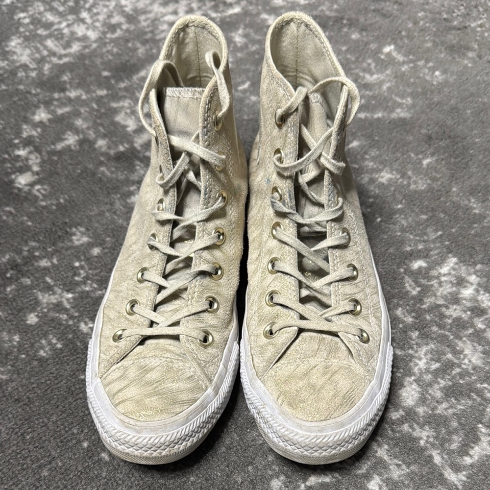 Converse Women's Sneakers in Metallic Gold